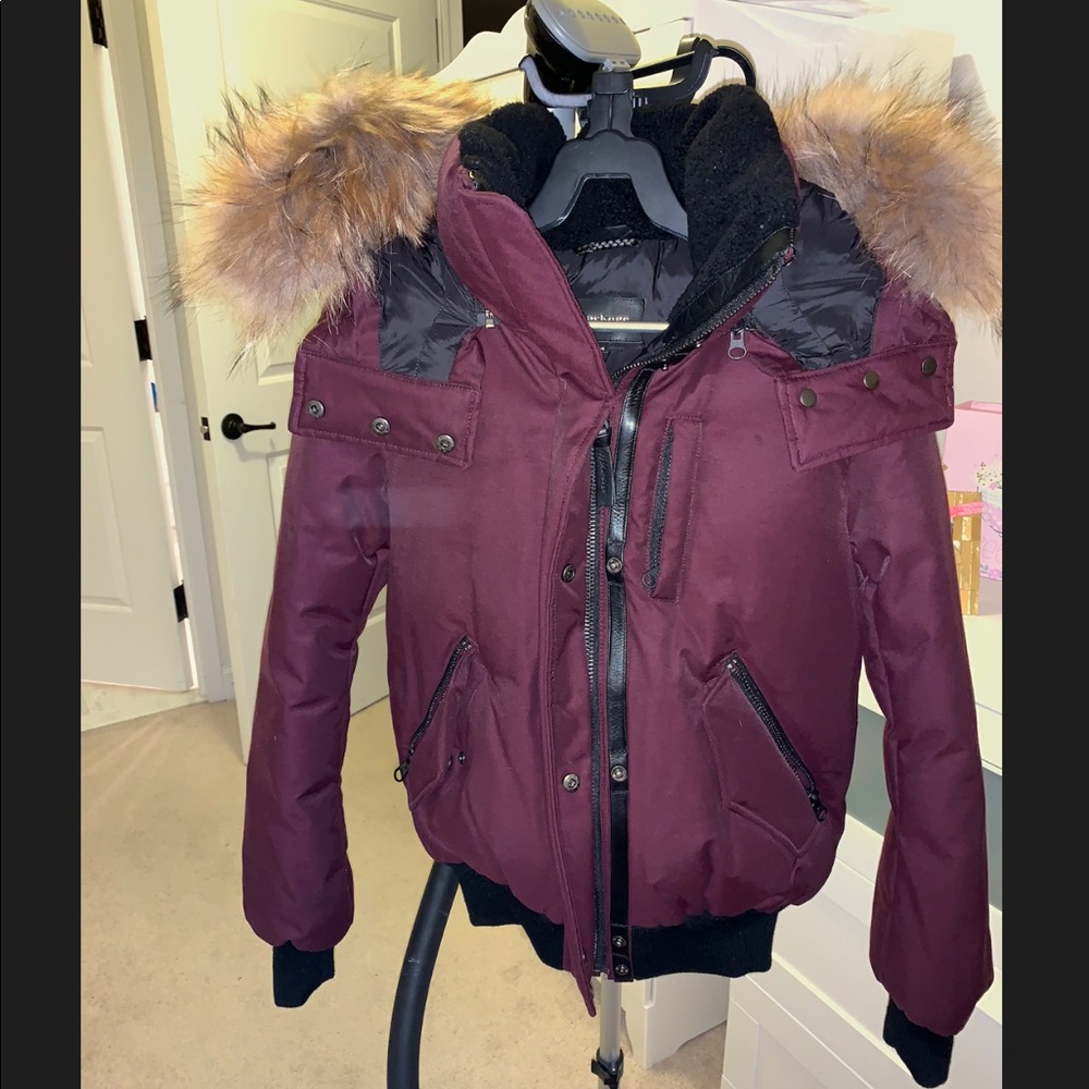 MACKAGE Down Bomber Jacket With Fur